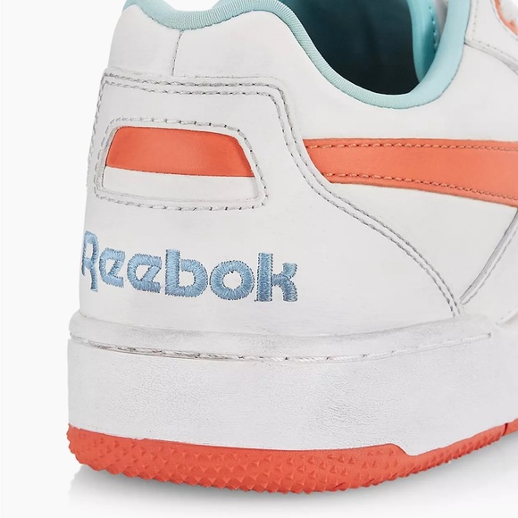 Reebok BB4000 in nimbus cloud / orange LTD Mens 9.5 - Picture 6 of 8